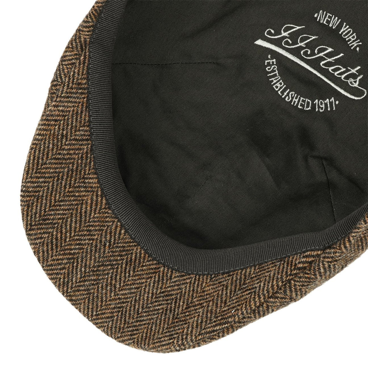 Duck Cap Heringbone Wool - JJ Hat Center ®