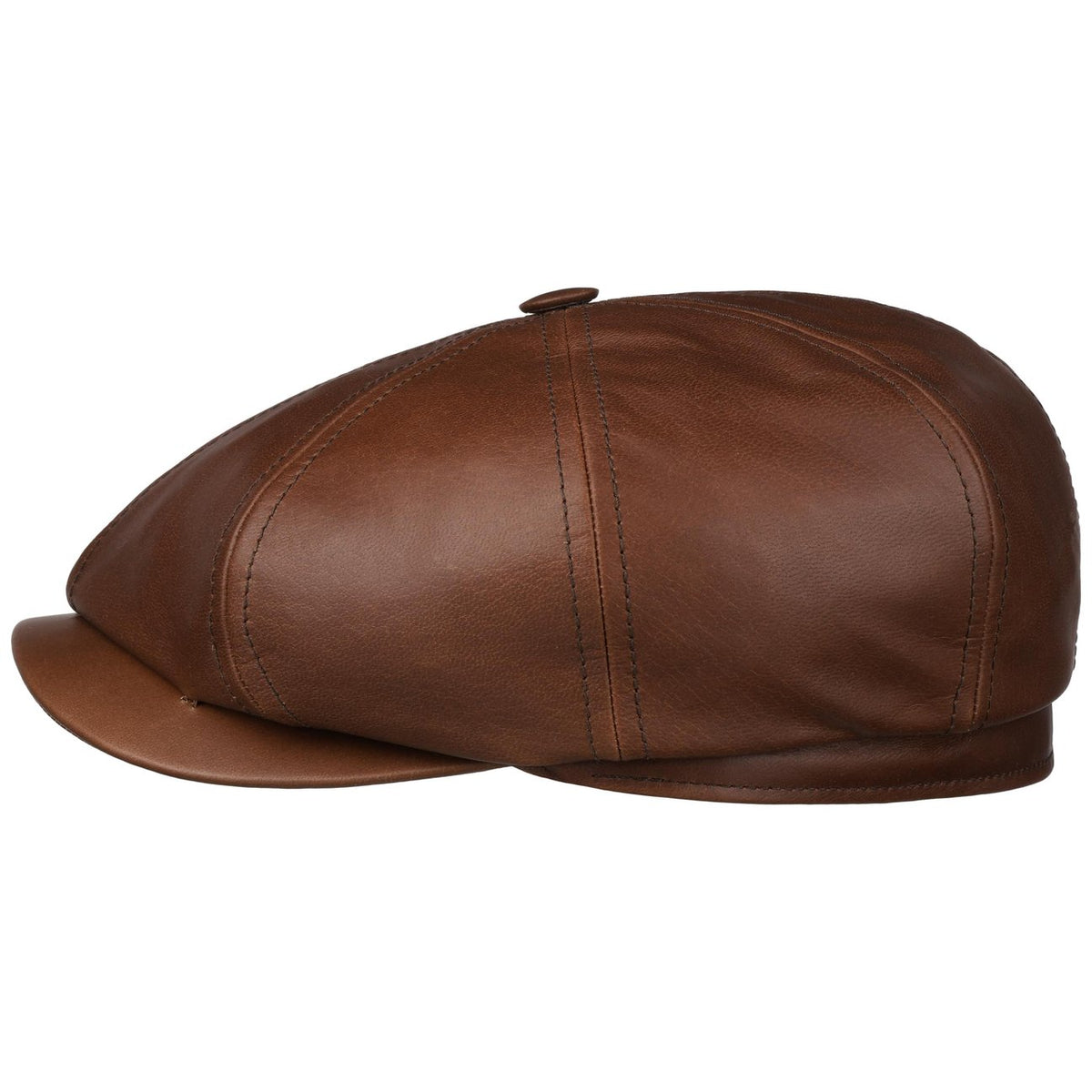 Hatteras Goat Nappa Bowling Flat Cap - JJ Hat Center ®