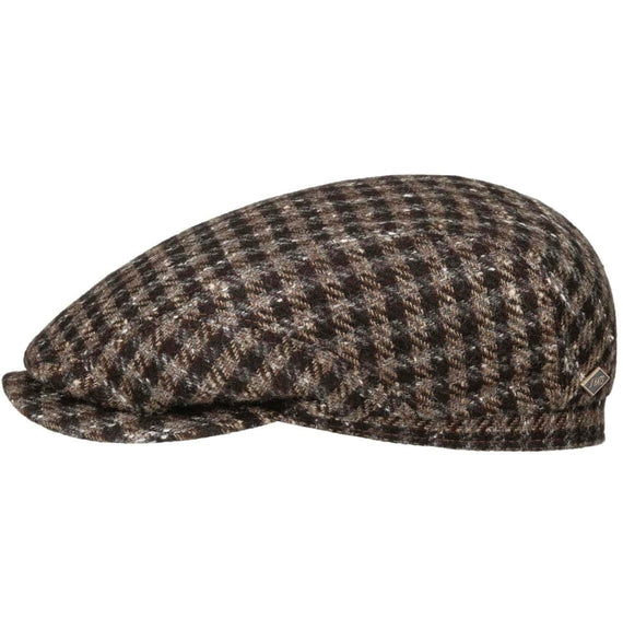 Driver Cap Vichy Cashmere/Silk by JJ Hats