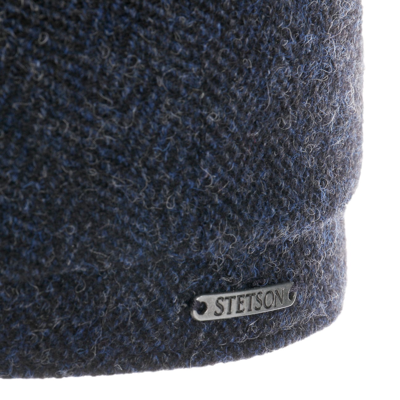 black-blue herringbone