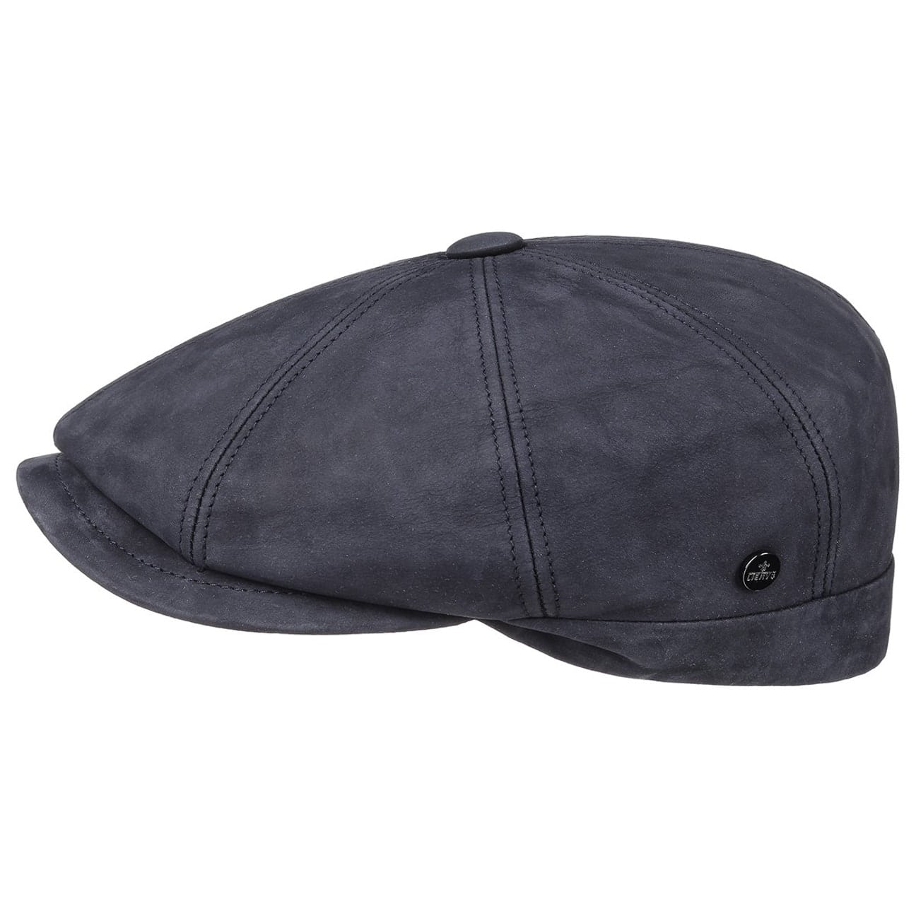 Nappa Wax Leather Flat Cap - JJ Hat Center ®