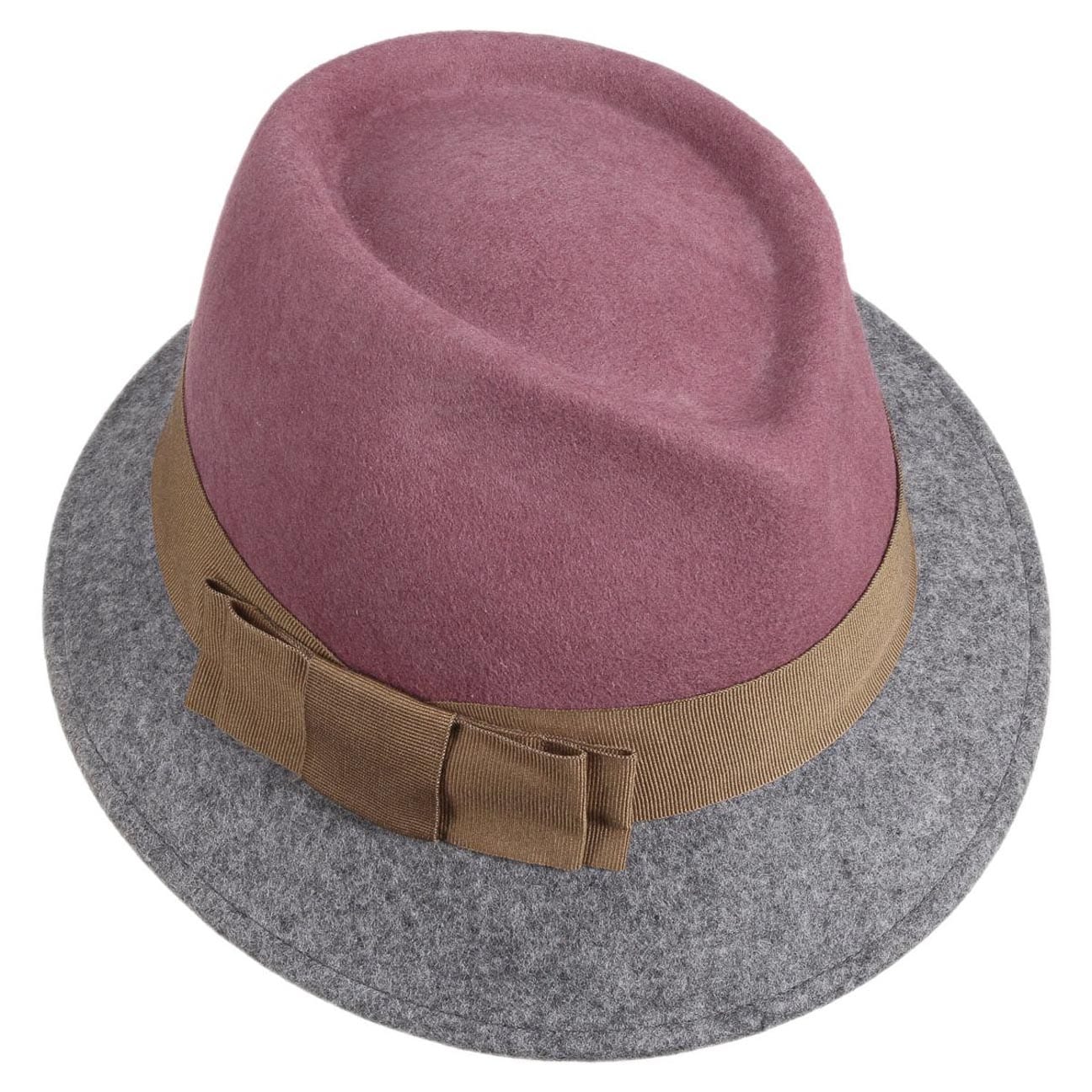 Asym Twotone Wool Felt Hat - JJ Hat Center ®