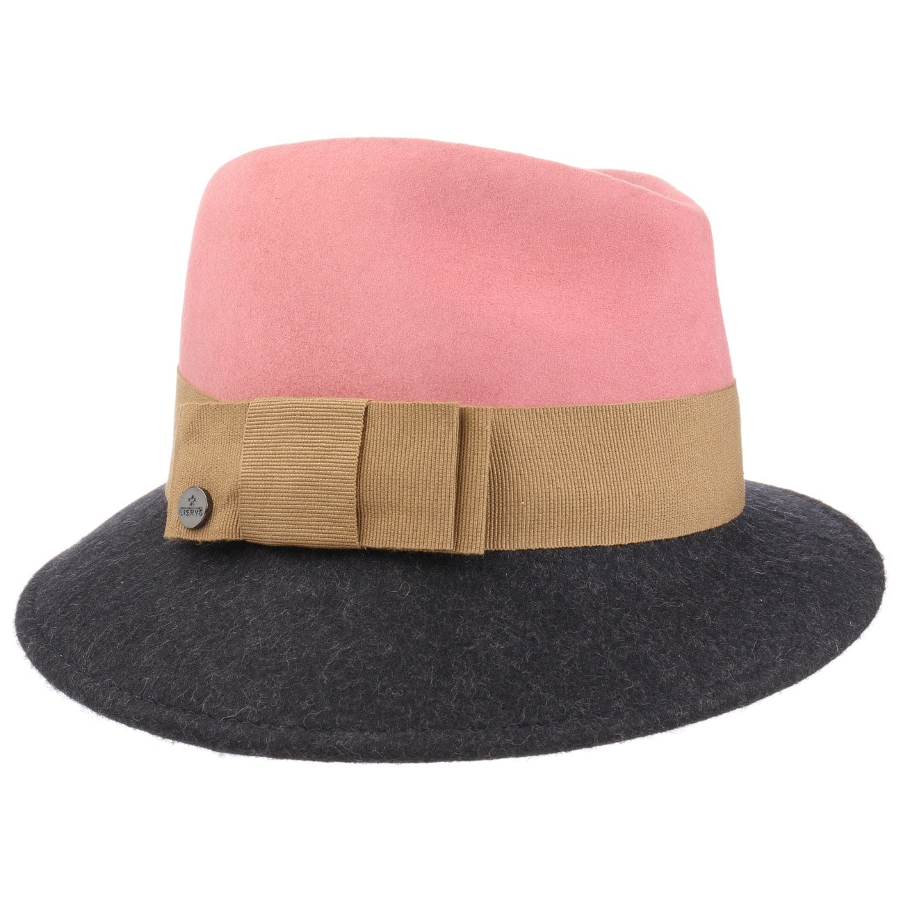 Asym Twotone Wool Felt Hat - JJ Hat Center ®