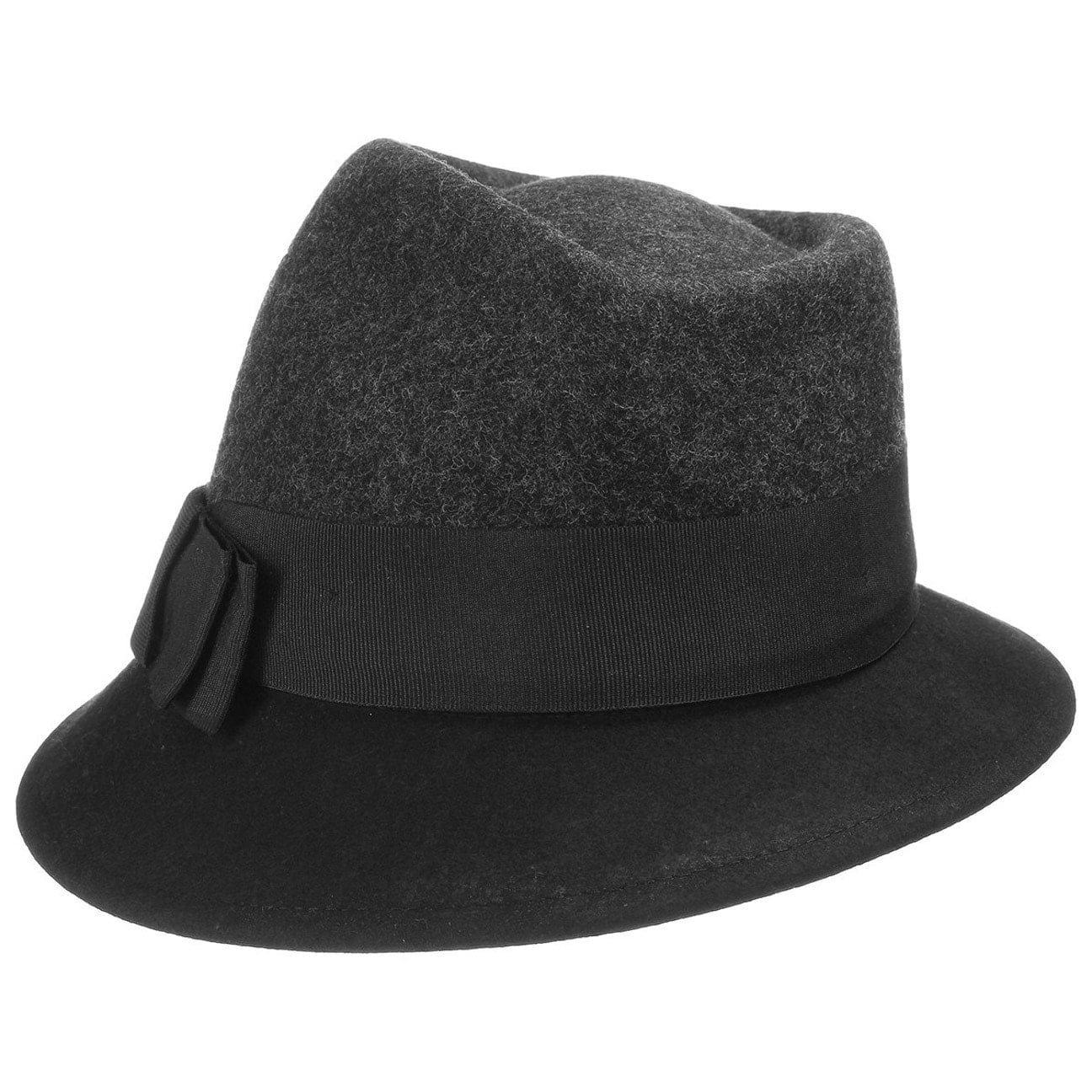 Asym Twotone Wool Felt Hat - JJ Hat Center ®