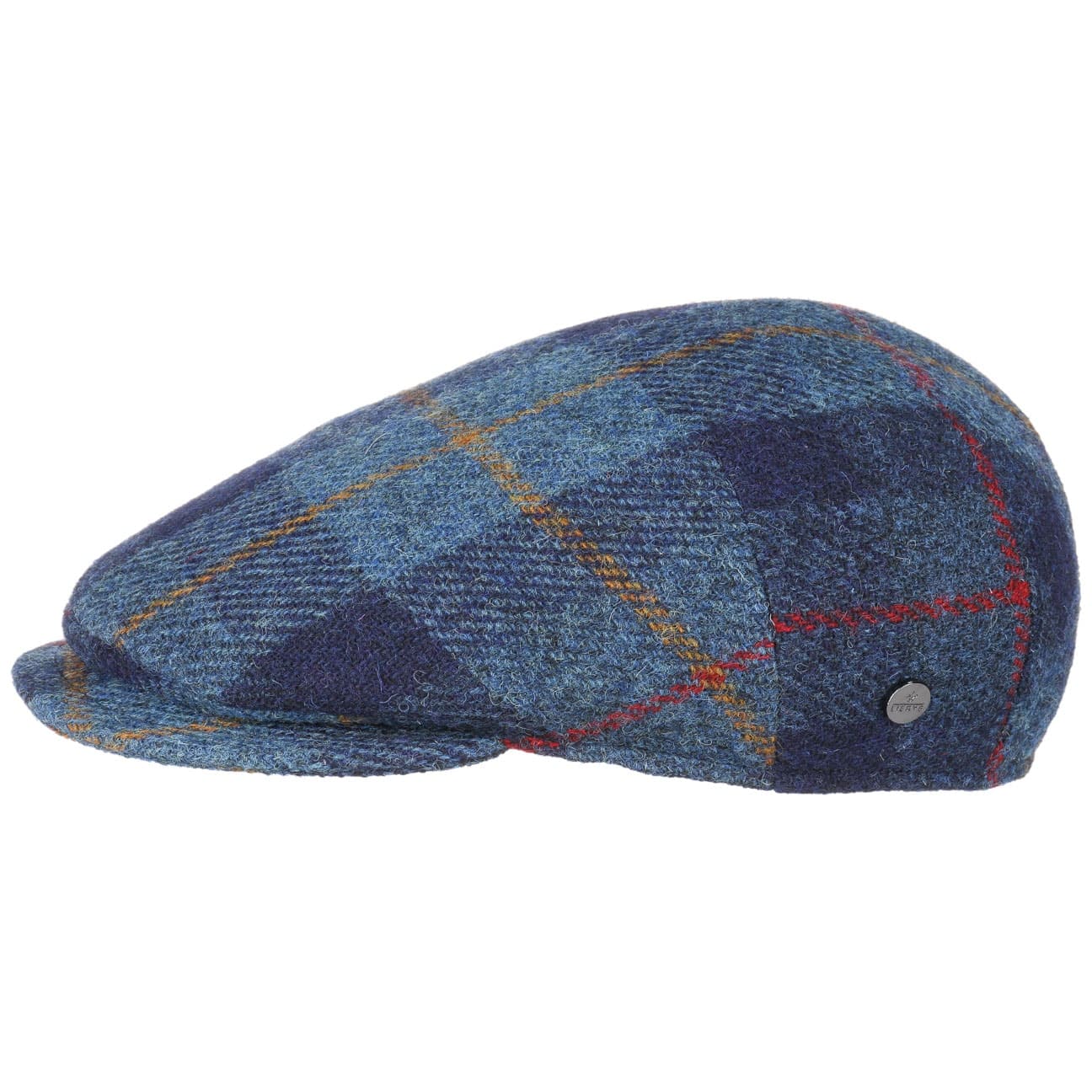 Capri Harris Tweed Flat Cap - JJ Hat Center ®