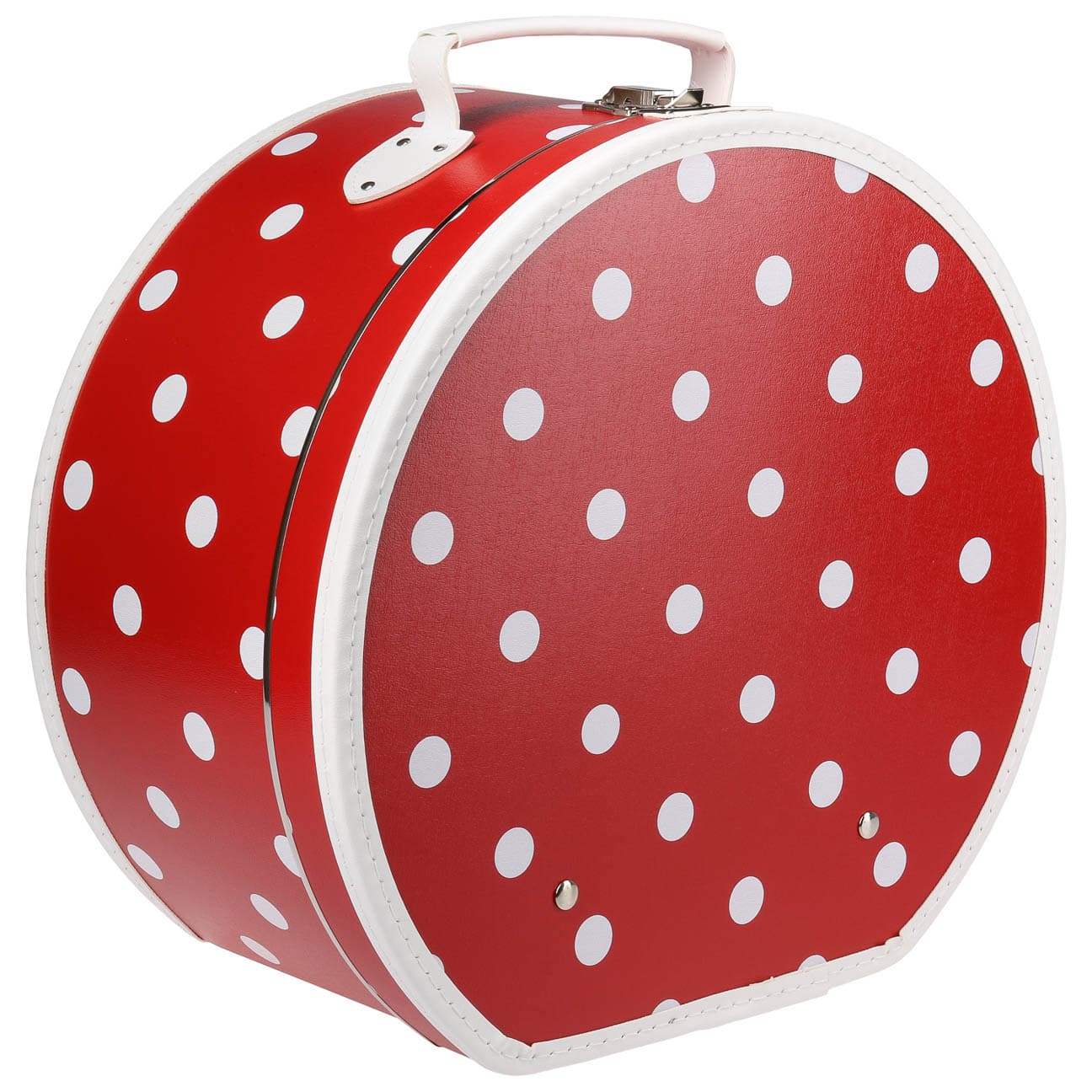 Hat Box Red with Dots - JJ Hat Center ®