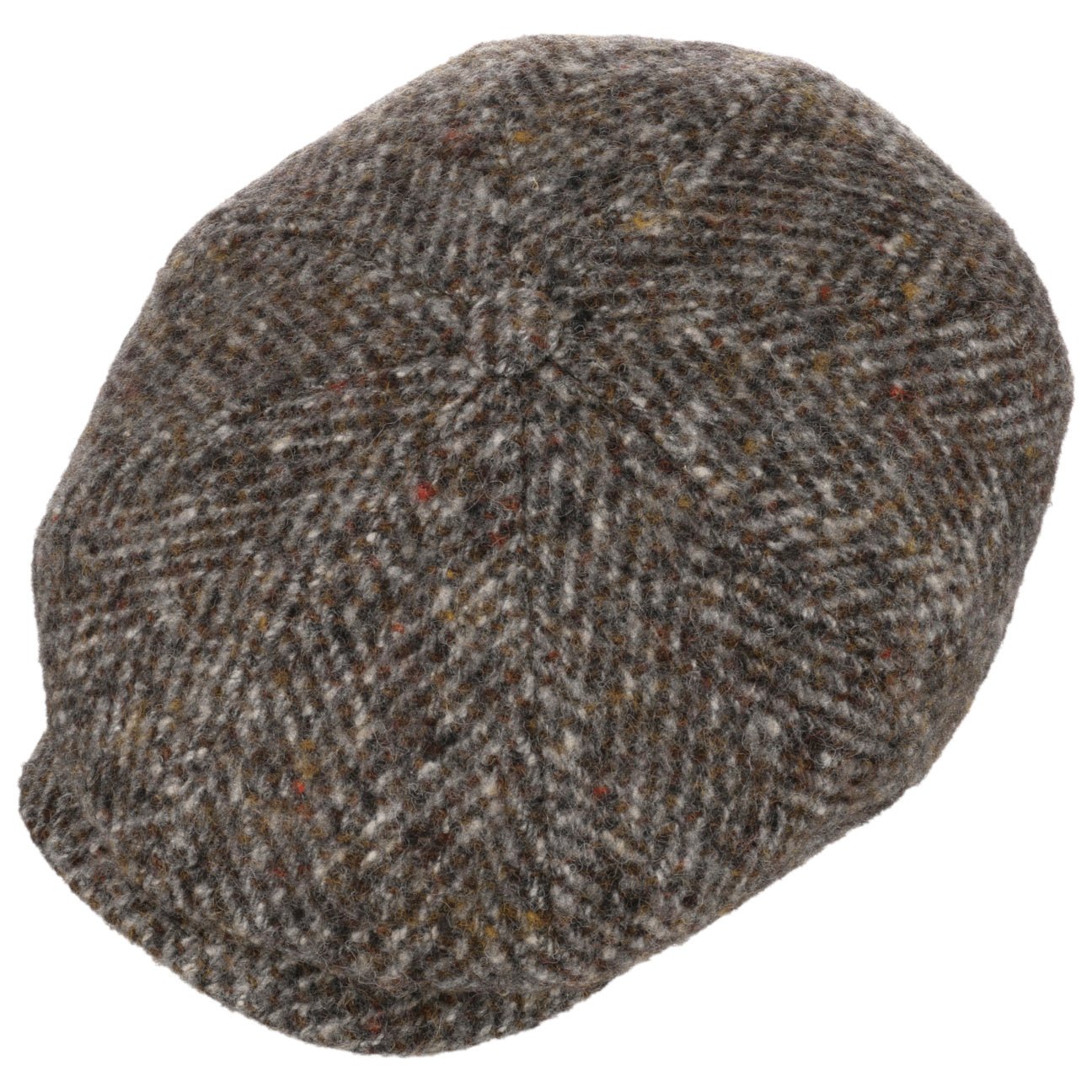 Hatteras Wool Colour Neps Flat Cap - JJ Hat Center ®