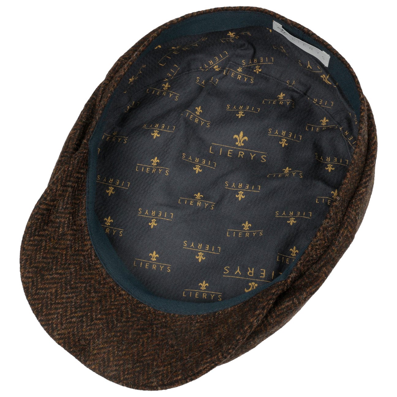 Crimson Wool Herringbone Flat Cap - JJ Hat Center ®