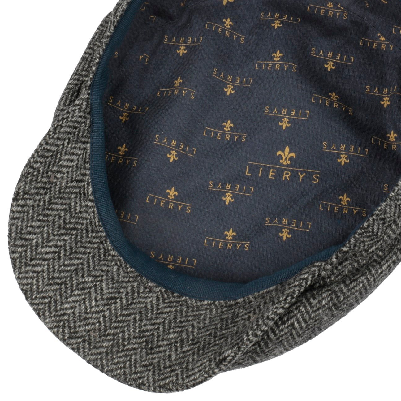 Crimson Wool Herringbone Flat Cap - JJ Hat Center ®