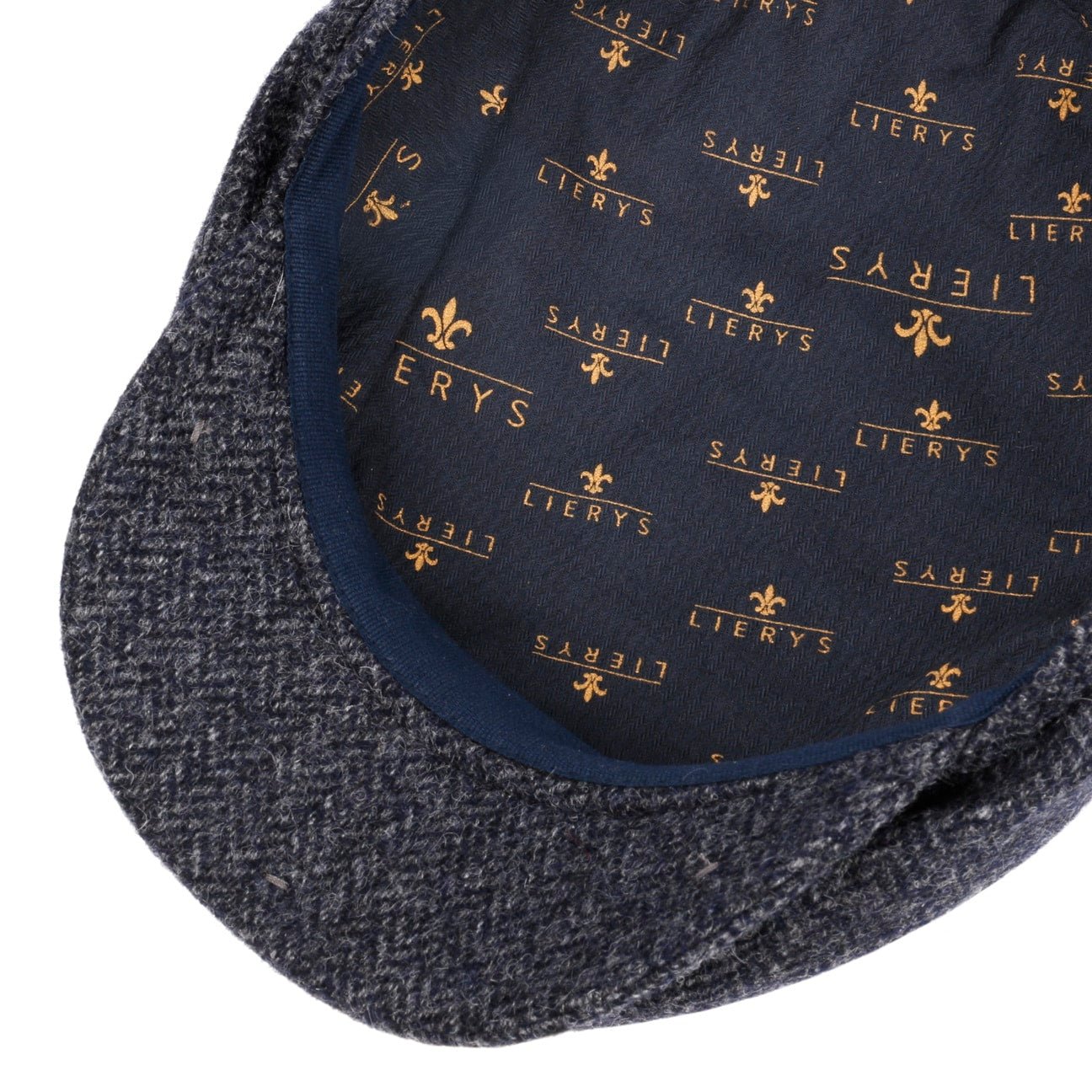 Crimson Wool Herringbone Flat Cap - JJ Hat Center ®