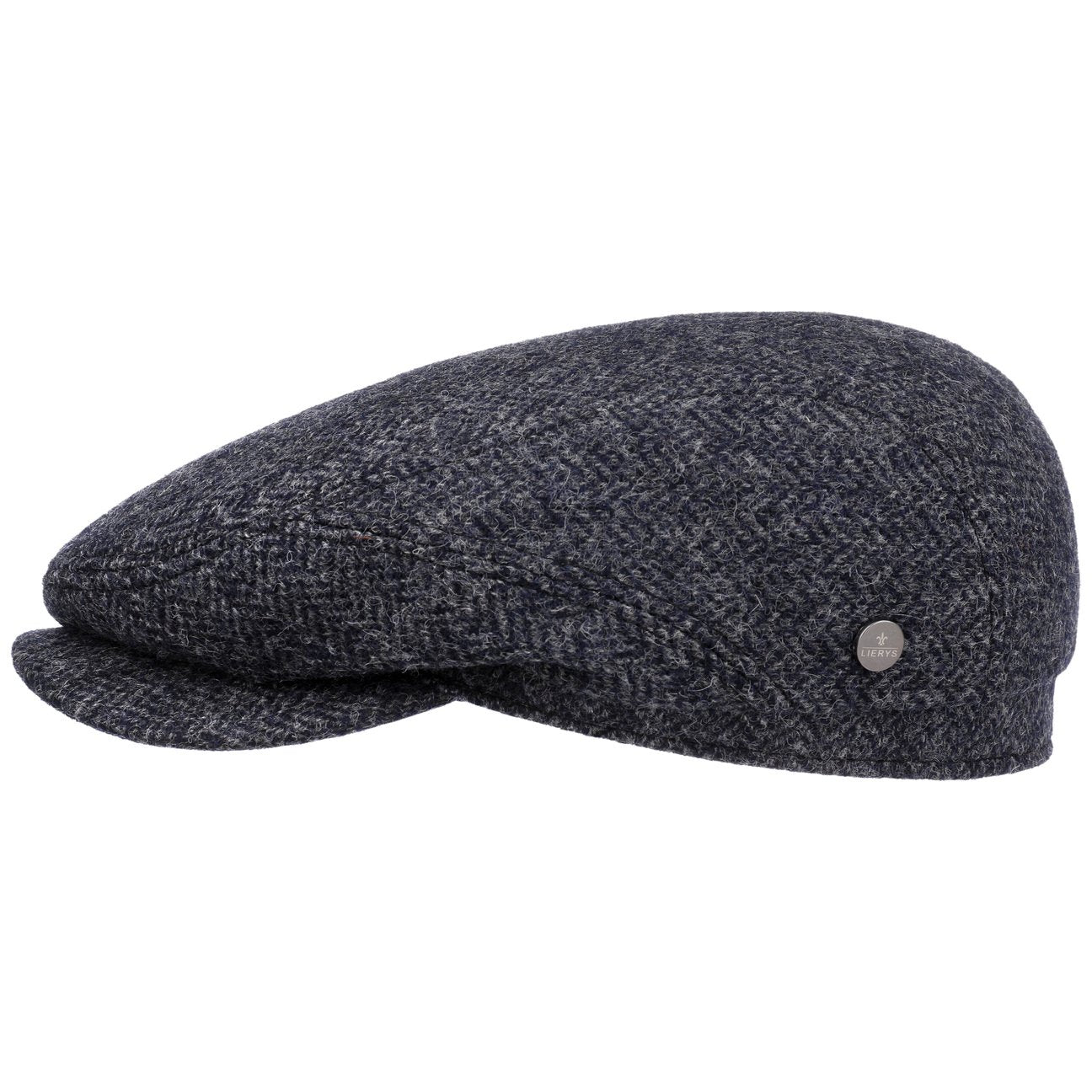 Crimson Wool Herringbone Flat Cap - JJ Hat Center ®