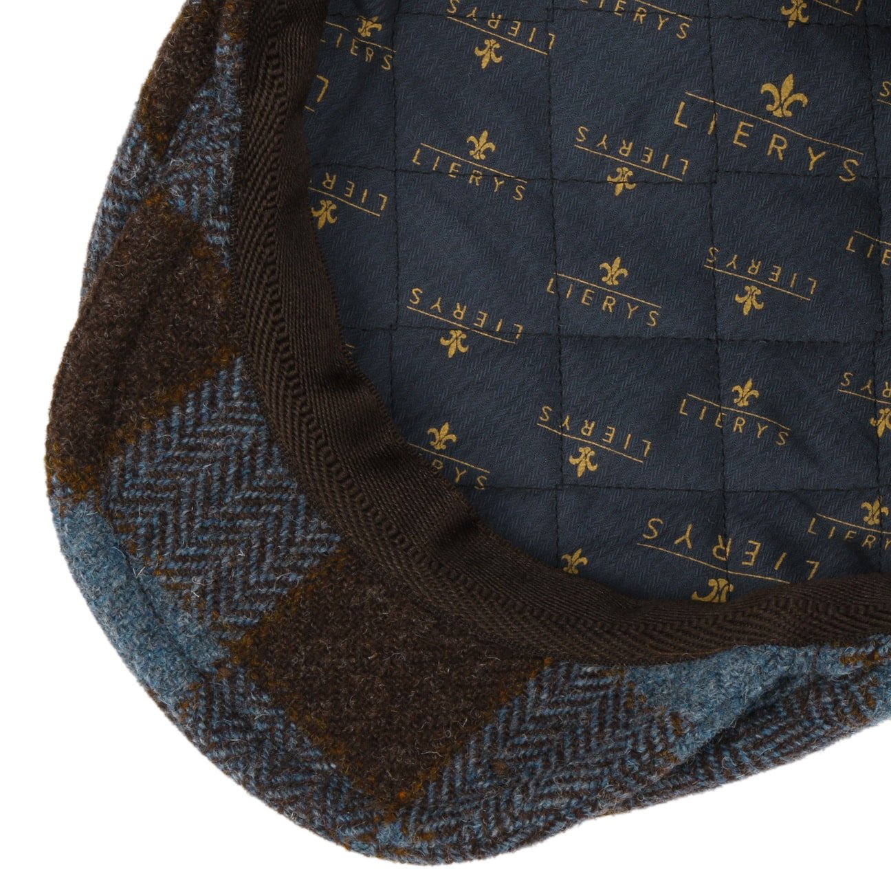 Capri Check Virgin Wool Flat Cap - JJ Hat Center ®