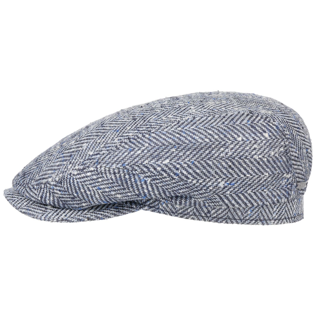 New Herringbone Silk Flat Cap - JJ Hat Center ®