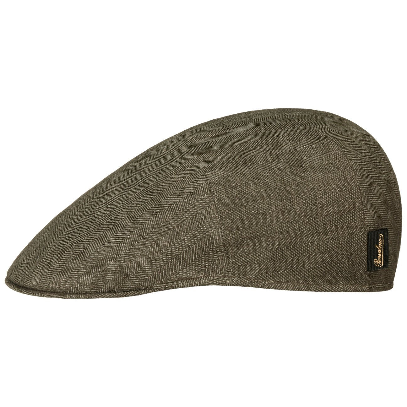 Herringbone Linen Flat Cap - JJ Hat Center ®