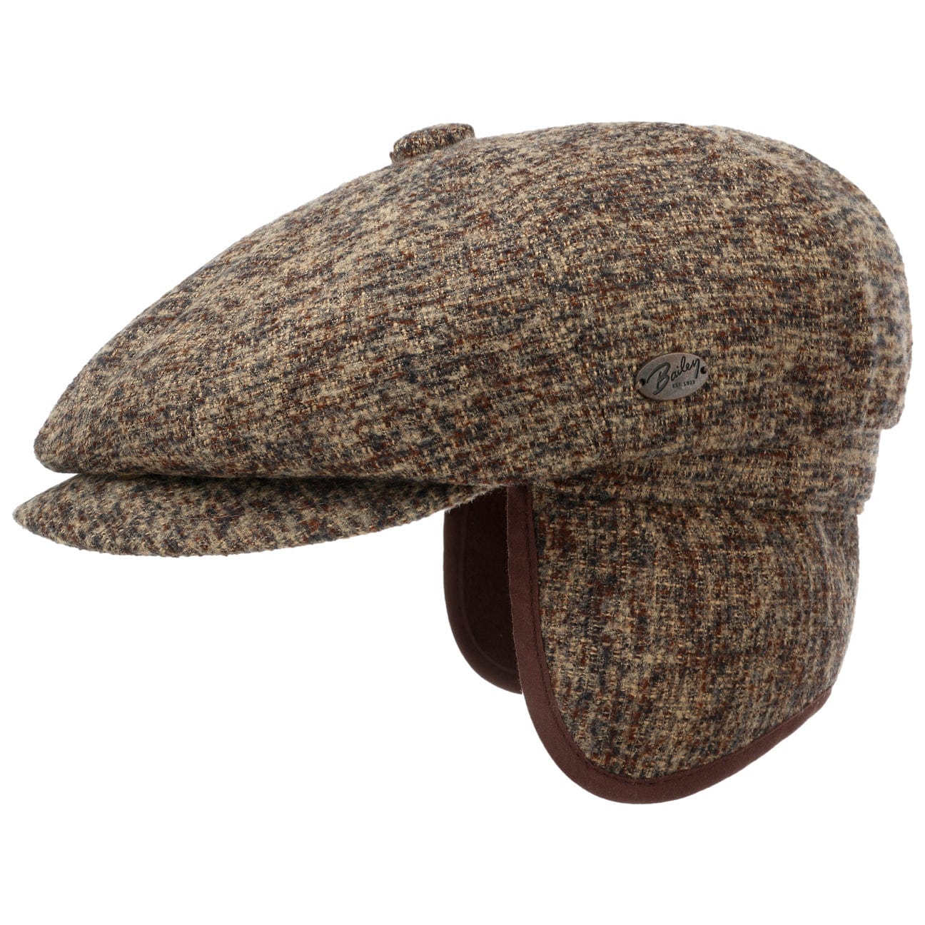 brown-cream tweed