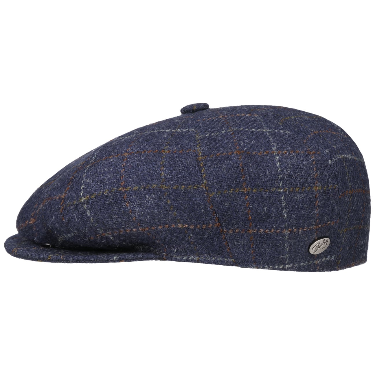 Galvin Windowpane Plaid Flat Cap - JJ Hat Center ®