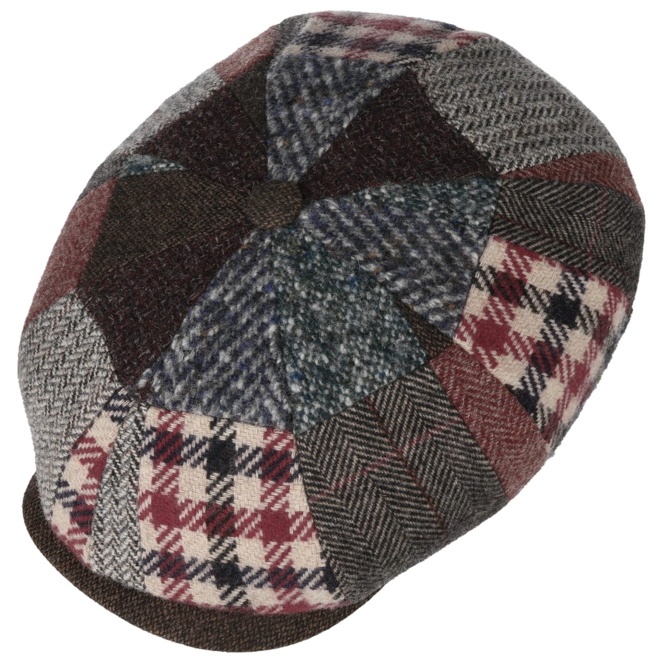 Hatteras Patchwork Mix Newsboy Cap - JJ Hat Center ®