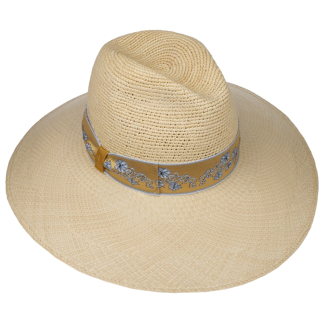 Reverse Crown Flower Straw Hat - JJ Hat Center ®