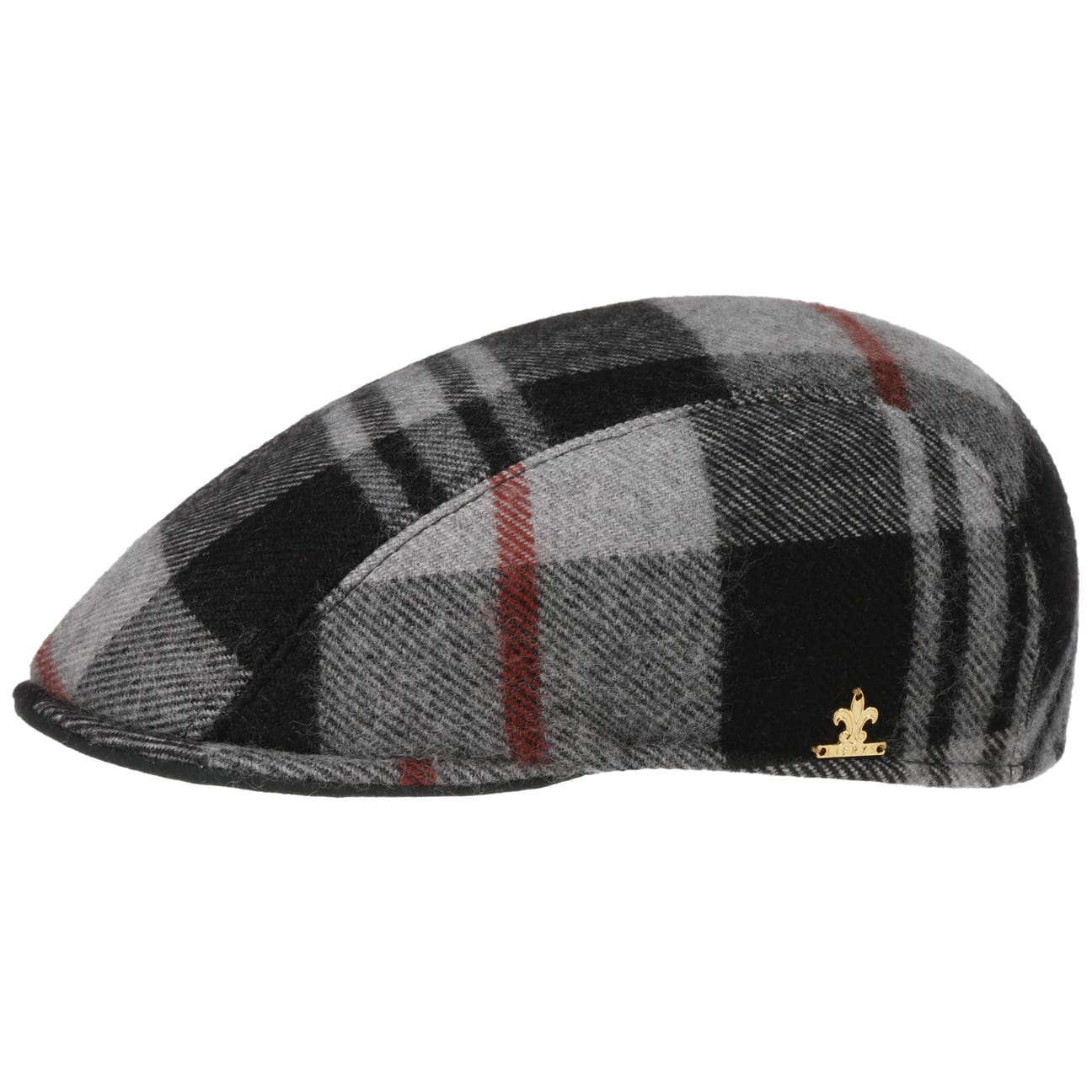 Mattrick Wool Check Flat Cap - JJ Hat Center ®