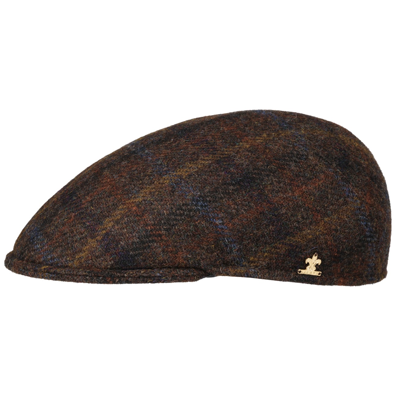 Vialo Wool Check Flat Cap - JJ Hat Center ®