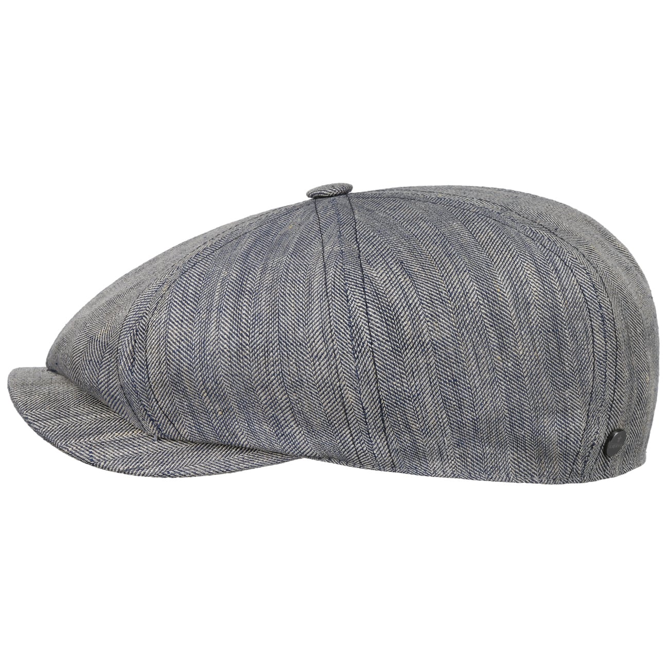 Herringbone Linen Newsboy Cap - JJ Hat Center ®