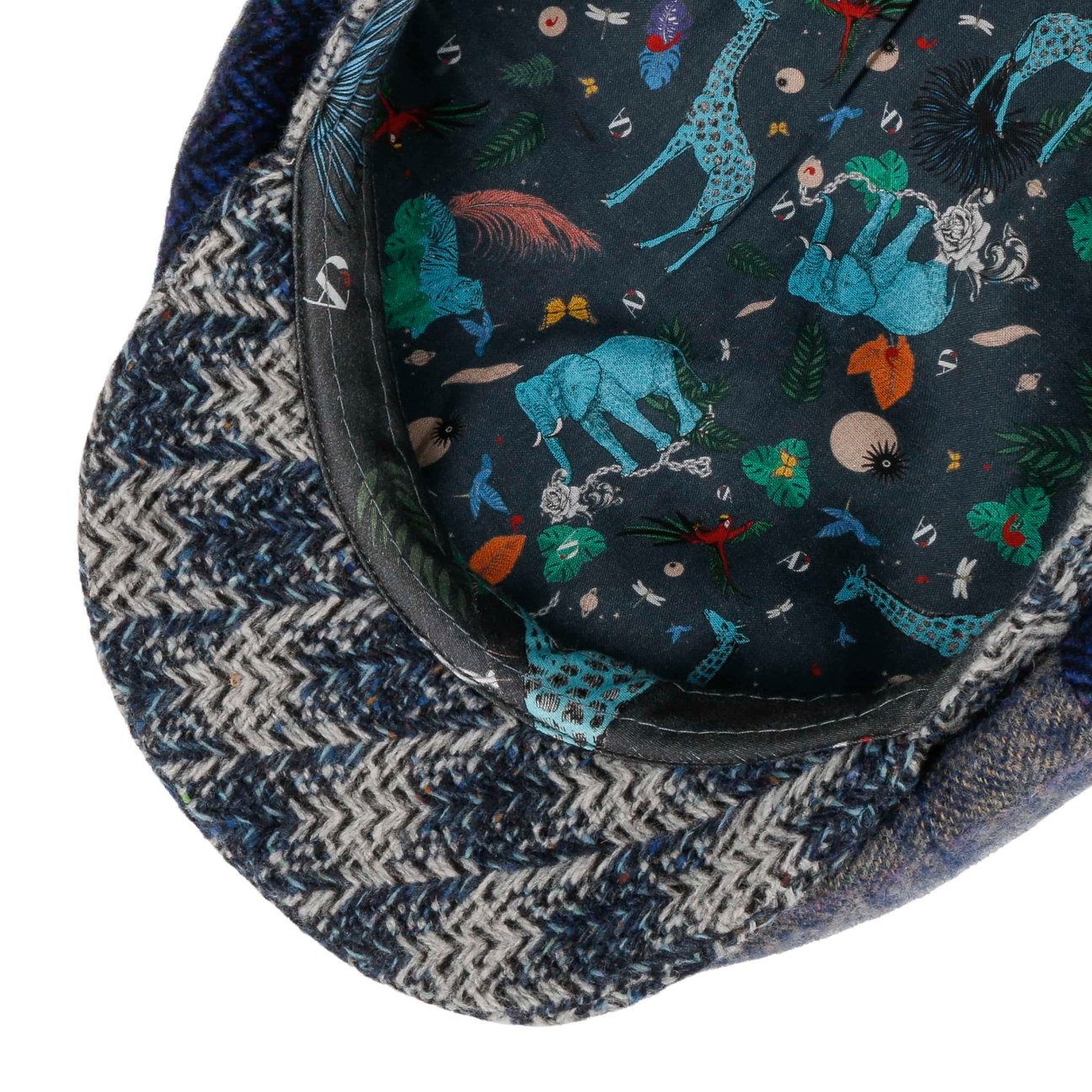 8 Panel Patchwork Flat Cap - JJ Hat Center ®