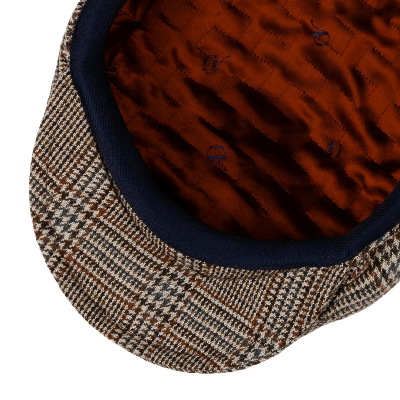 Merino Houndstooth Flat Cap - JJ Hat Center ®