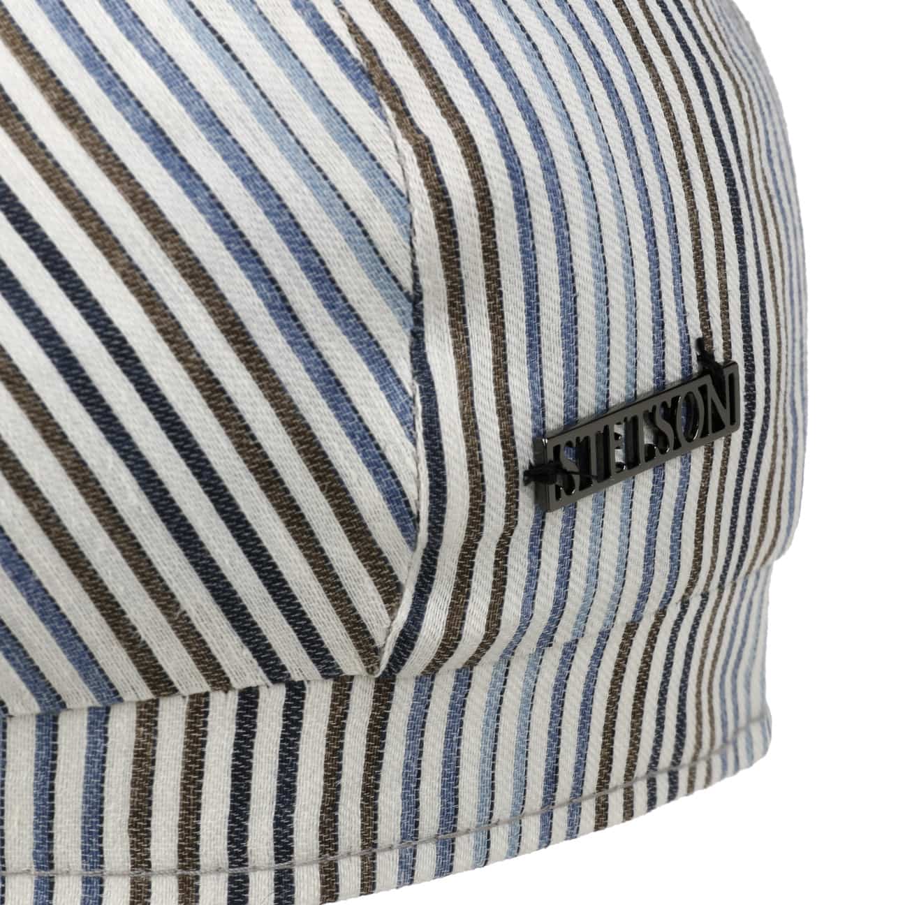 Hatteras Fresh Stripes Flat Cap - JJ Hat Center ®