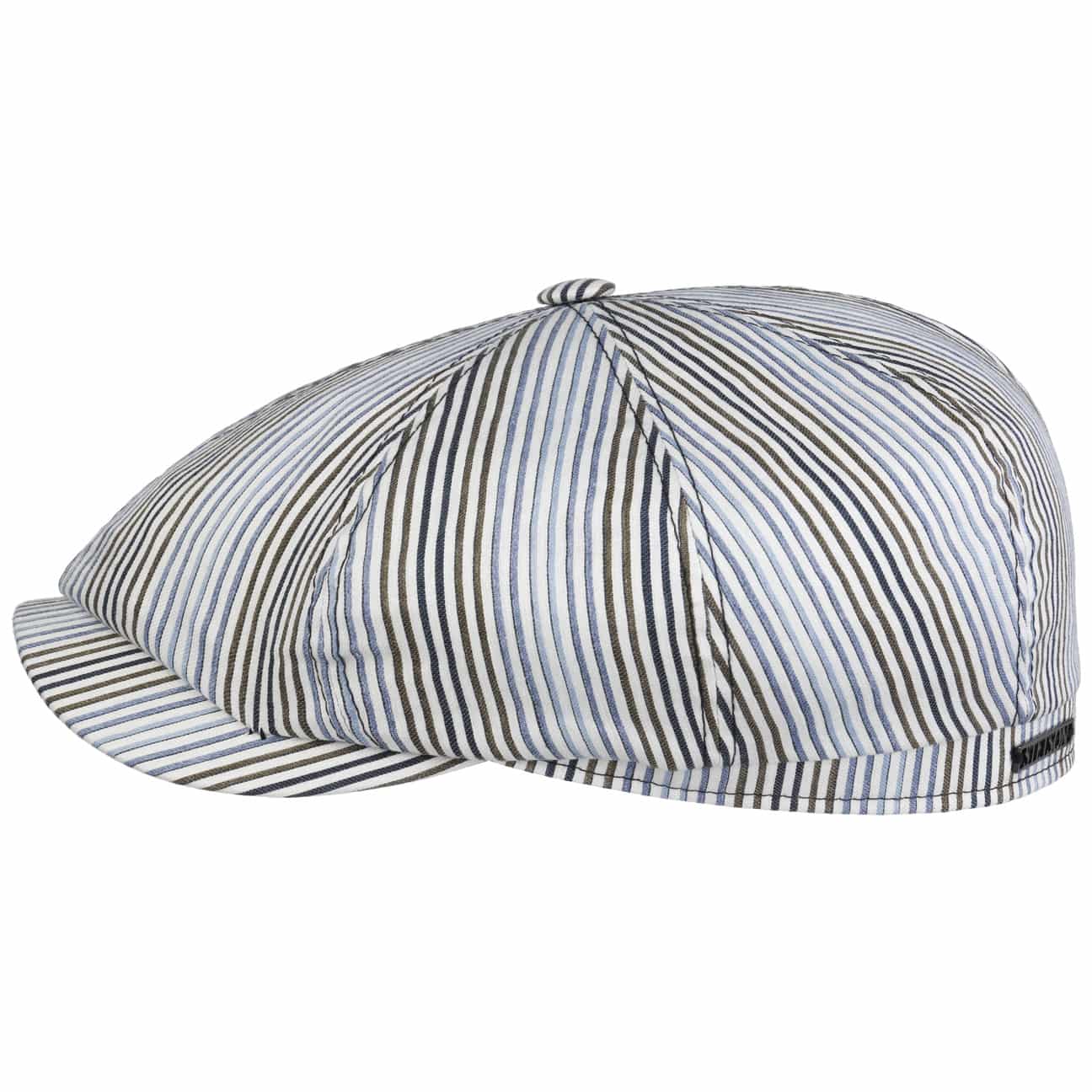 Hatteras Fresh Stripes Flat Cap - JJ Hat Center ®