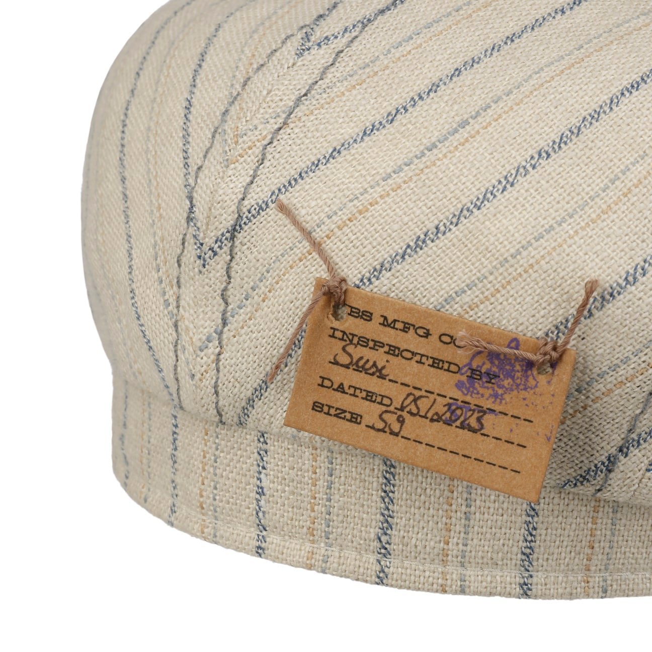 Ledford Driver Linen Flat Cap - JJ Hat Center ®