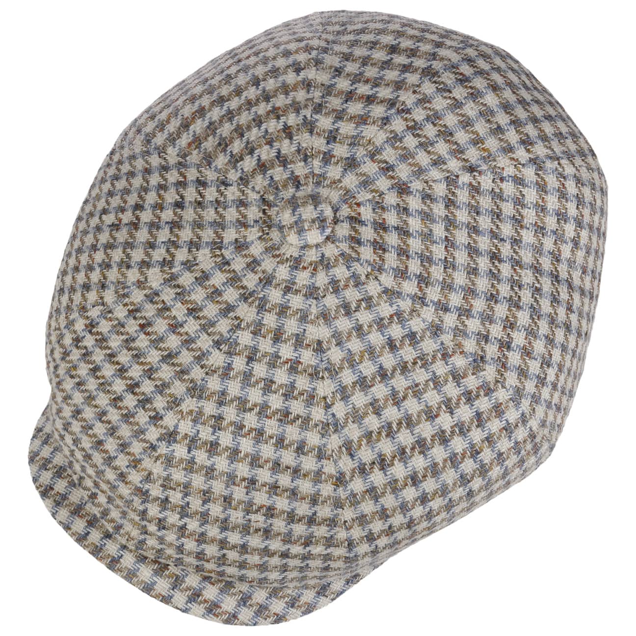 Hatteras Tweed Houndstooth Newsboy Cap - JJ Hat Center ®