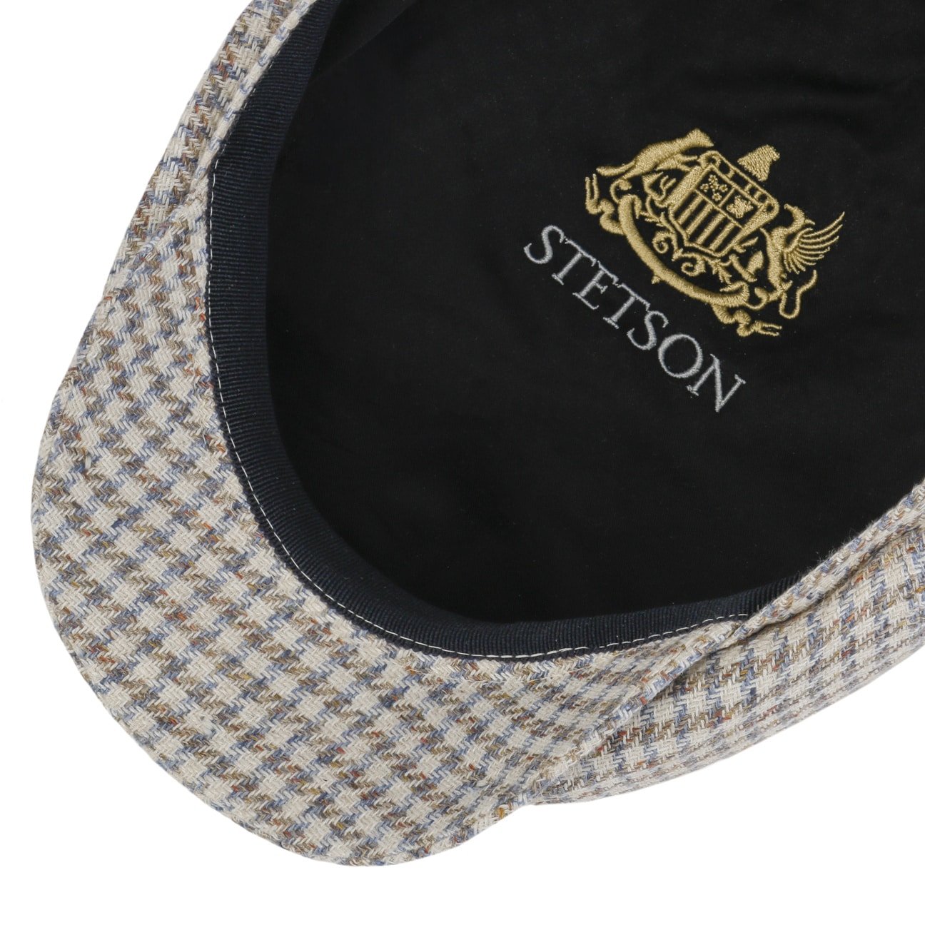 Hatteras Tweed Houndstooth Newsboy Cap - JJ Hat Center ®