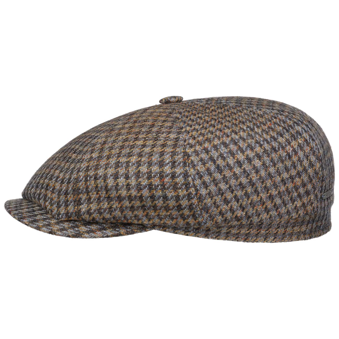 Hatteras Tweed Houndstooth Newsboy Cap - JJ Hat Center ®