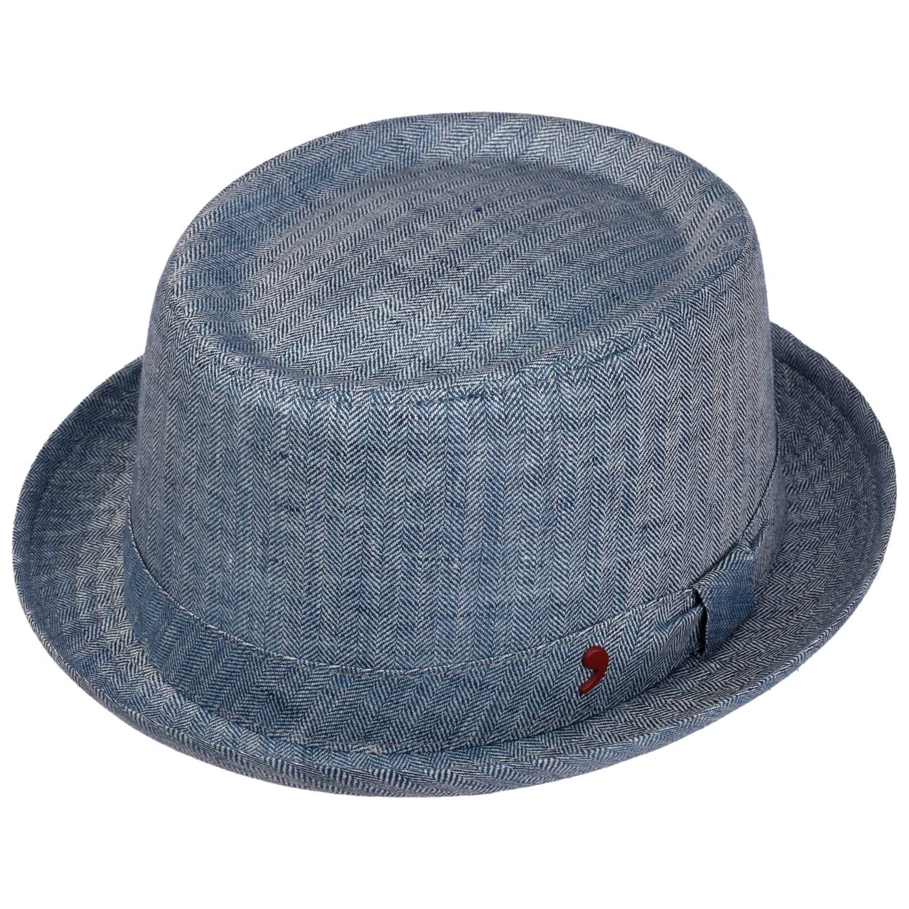 Herringbone Pork Pie Cotton Hat - JJ Hat Center ®