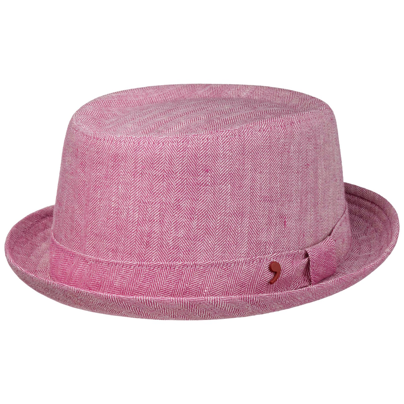 Herringbone Pork Pie Cotton Hat - JJ Hat Center ®