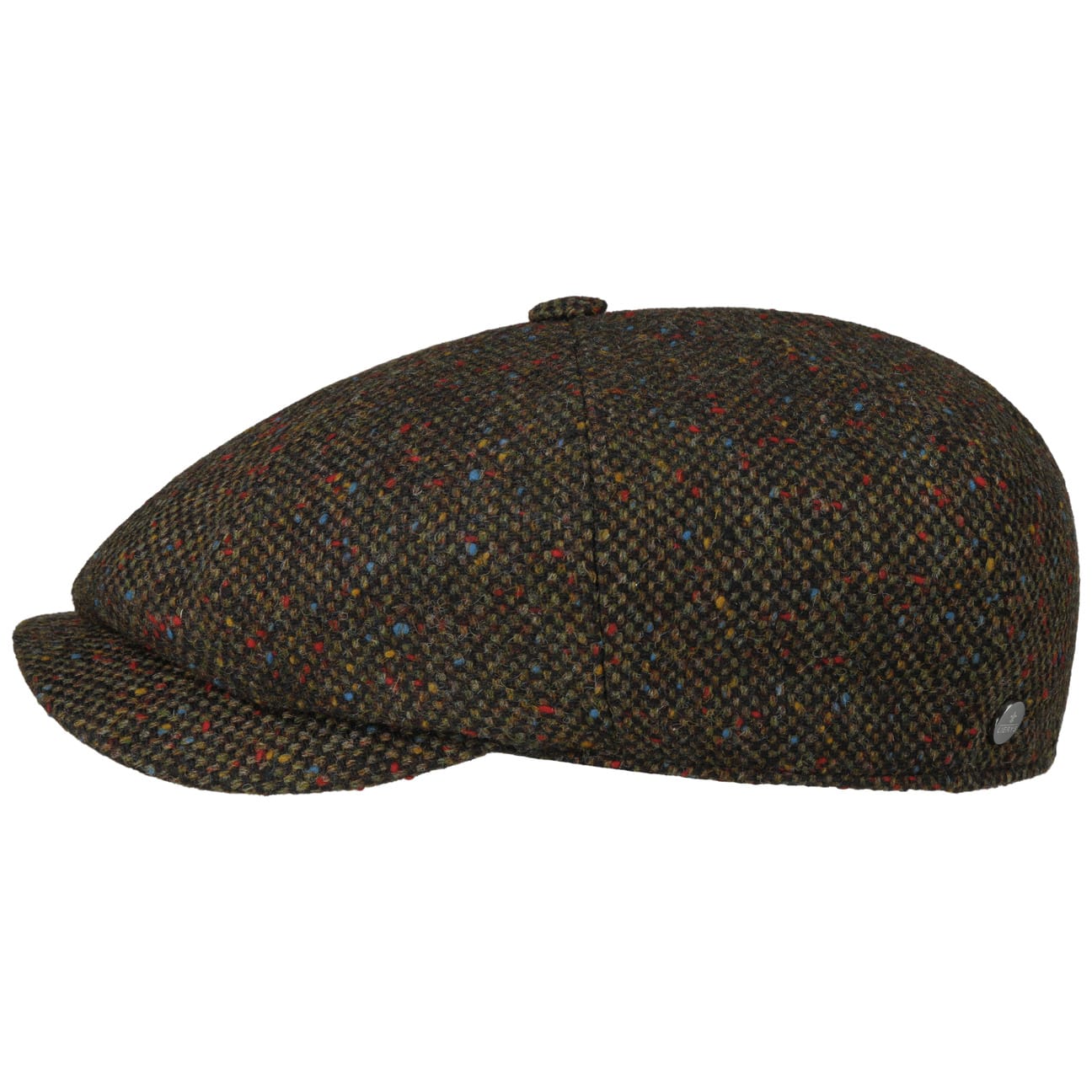 Colour Dots Wool Flat Cap - JJ Hat Center ®
