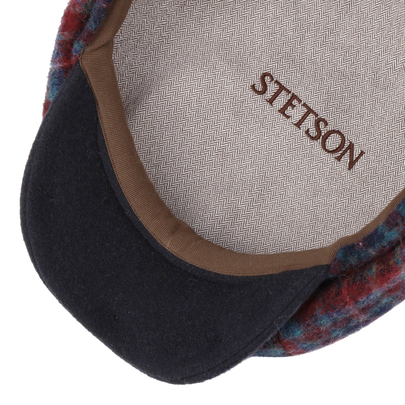 Hatteras Karlsen Wool Check Flat Cap - JJ Hat Center ®