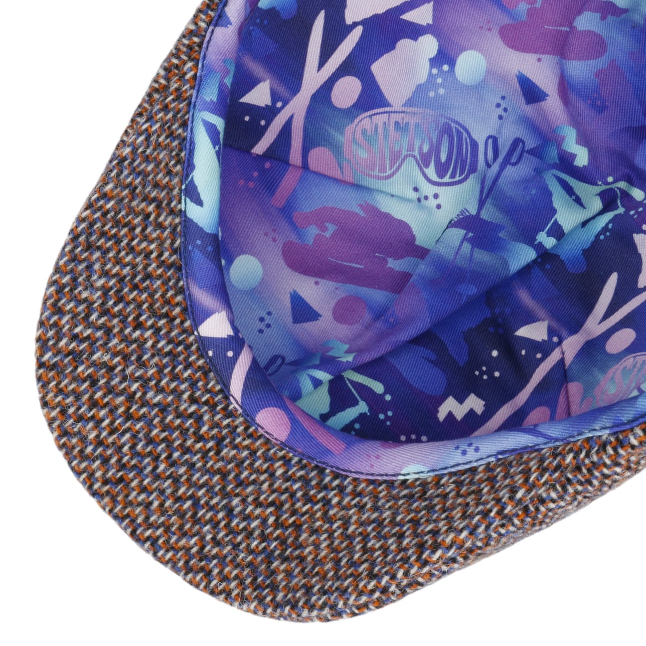 Texas Freestyle Harris Tweed Flat Cap - JJ Hat Center ®