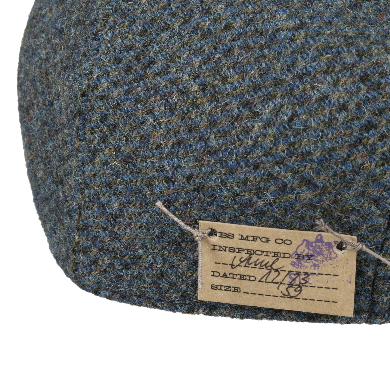 Kent Virgin Wool Harris Tweed Flat Cap - JJ Hat Center ®