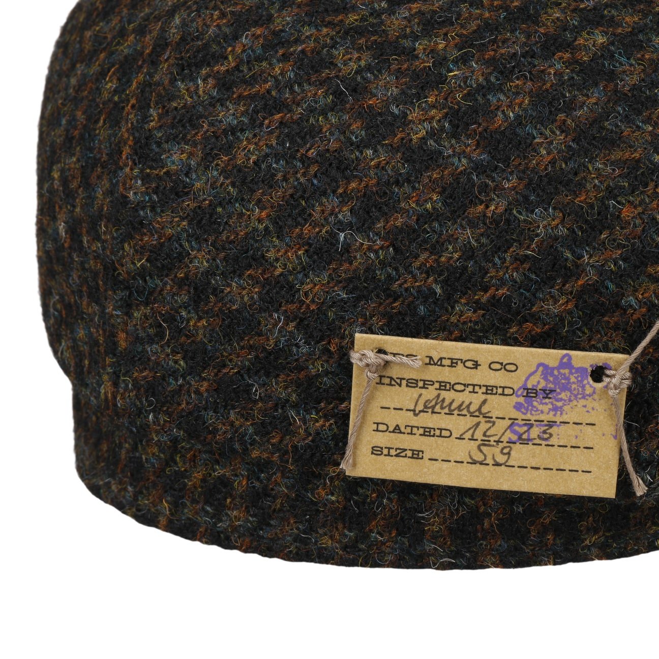Harris Tweed Houndstooth Driver Cap - JJ Hat Center ®