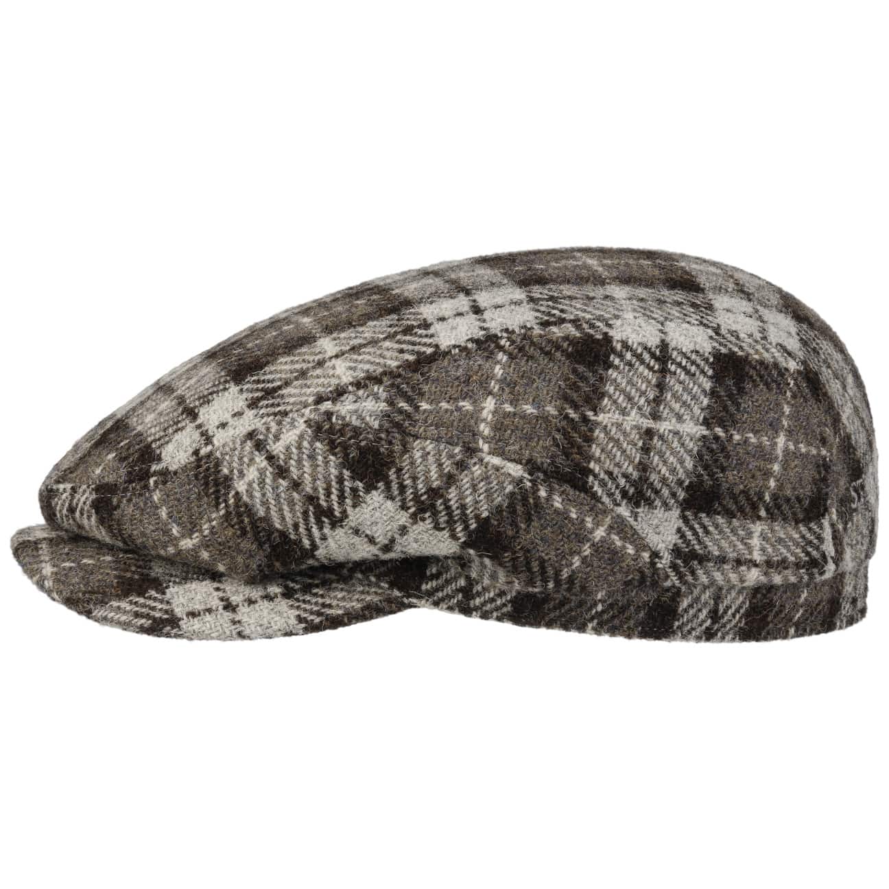Undyed Harris Tweed Driver Flat Cap - JJ Hat Center ®
