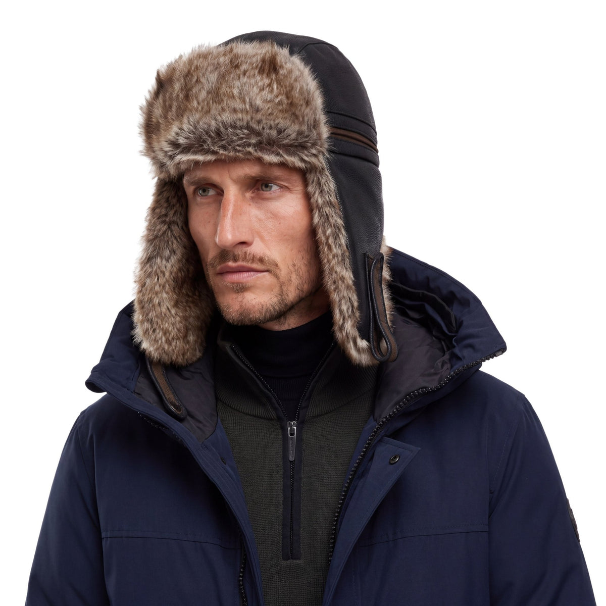 Cowhide Bomber Aviator Hat - JJ Hat Center ®