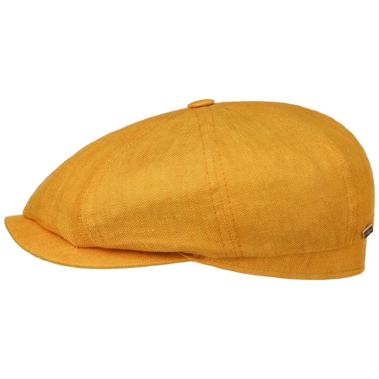 Eight Panel Cap Linen Herringbone - JJ Hat Center ®