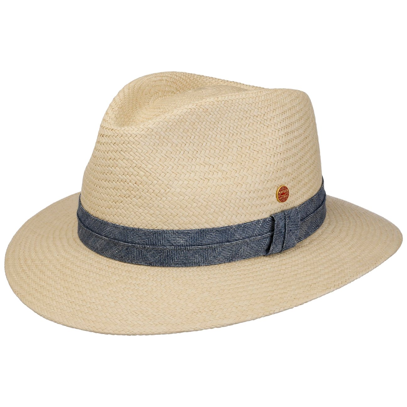 Gero Contrast Band Panama Hat - JJ Hat Center ®