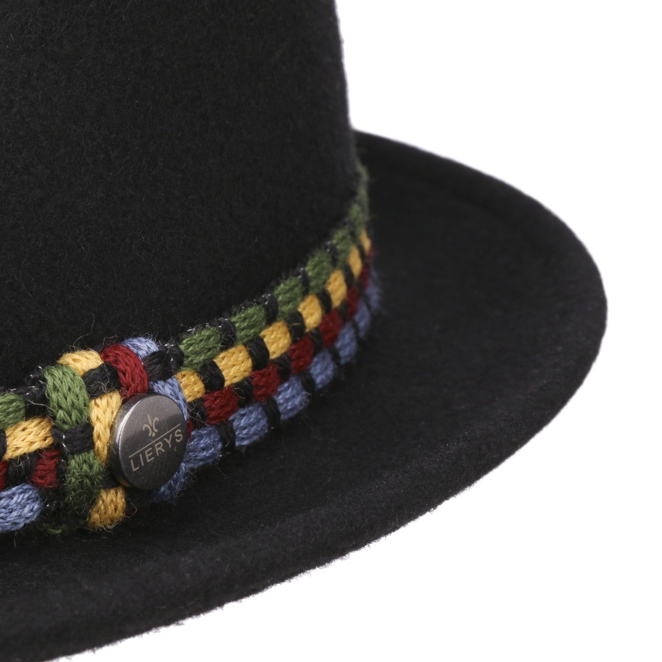 Knit Colour Band Pork Pie Wool Hat - JJ Hat Center ®