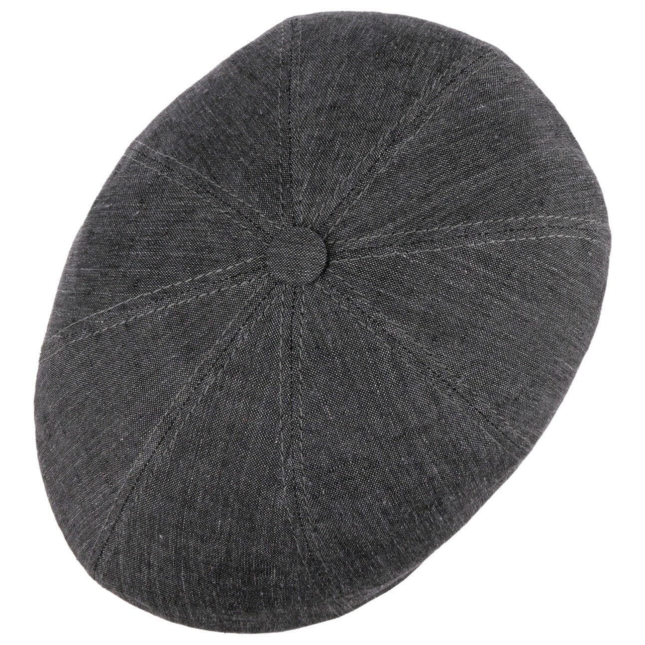 Bricksford 8 Panel Linen Flat Cap - JJ Hat Center ®
