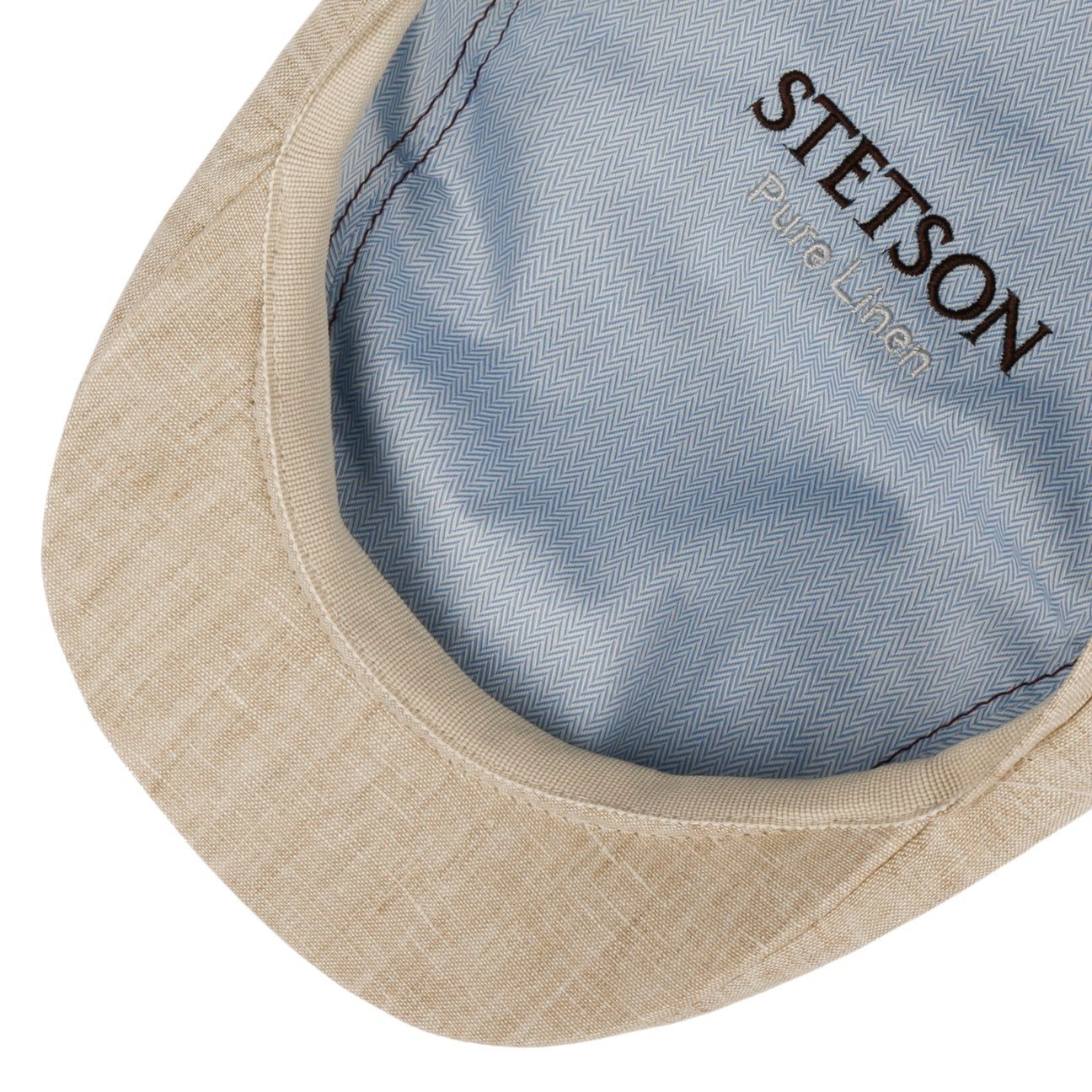 Bricksford 8 Panel Linen Flat Cap - JJ Hat Center ®