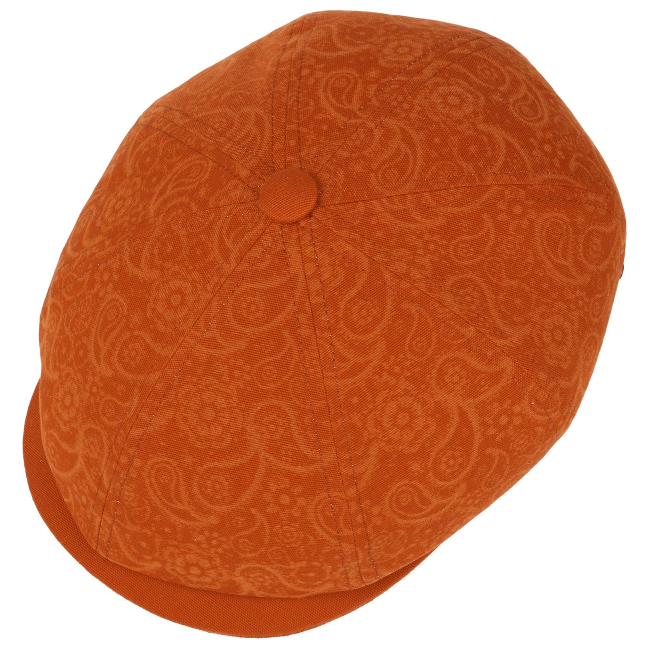 Shelby Orange Flat Cap - JJ Hat Center ®