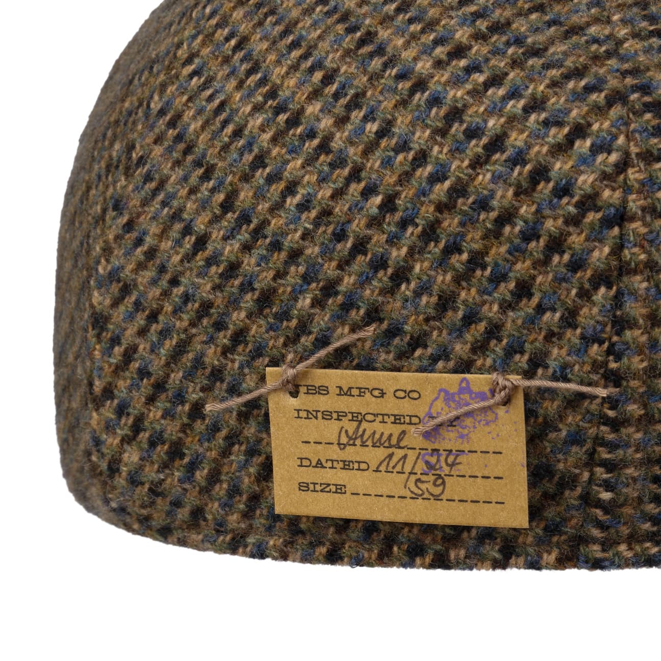 Hepscott Cashmere Driver Flat Cap - JJ Hat Center ®