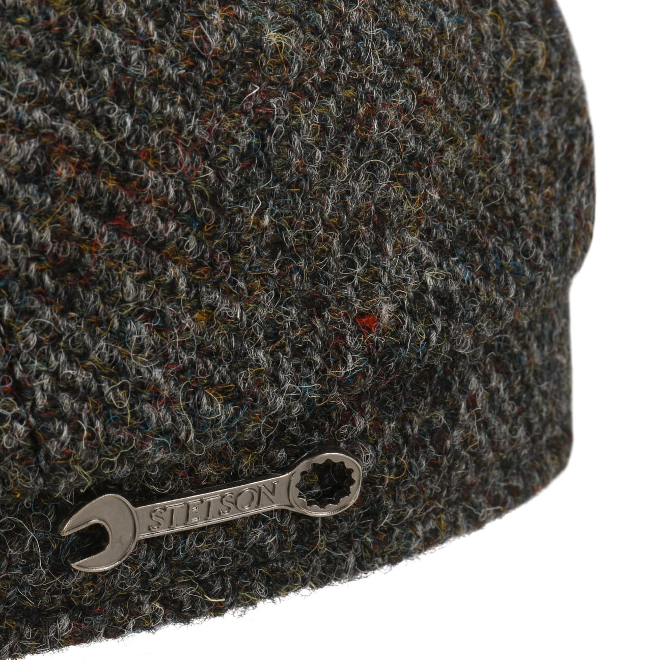 Hatteras Dark Herringbone Flat Cap - JJ Hat Center ®